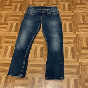 Silver ‘Suki Capris’. Size 27. Excellent condition